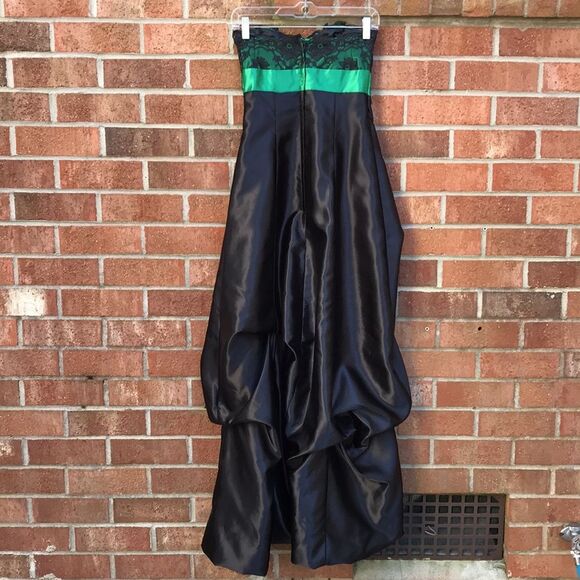 Jessica McClintock for Gunne Sax Strapless Gown sz 5 - Picture 6 of 16